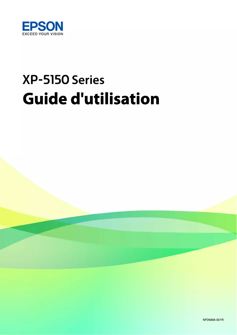 Image de la première page du manuel de l'appareil Expression Home XP-5150