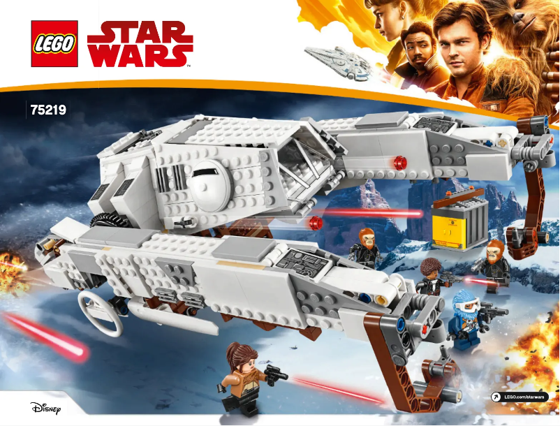 Page 1 de la notice Manuel utilisateur Lego Star Wars 75219