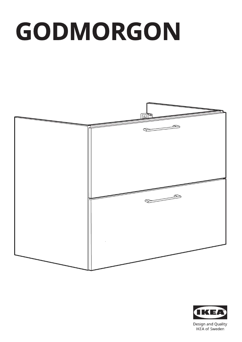 Imagen de la primera página del manual del dispositivo GODMORGON 804.579.10