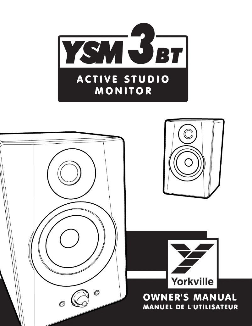 Page n°1 - Manuel utilisateur Yorkville YSM3BT