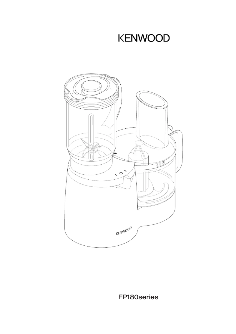 Page 1 de la notice Manuel utilisateur Kenwood FP180