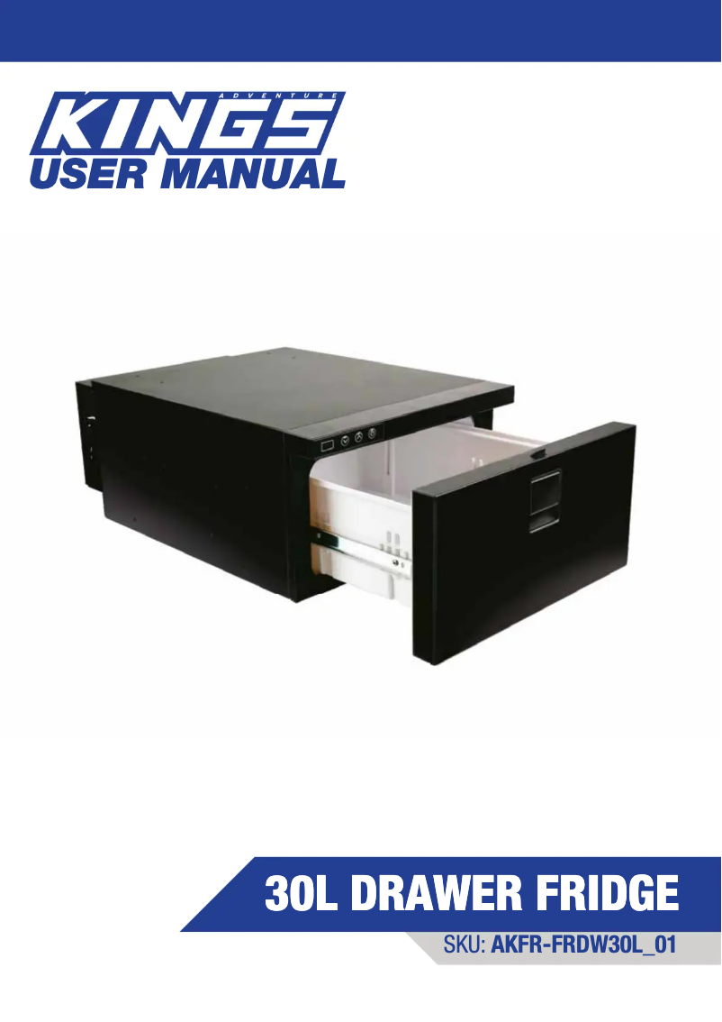 Image de la première page du manuel de l'appareil AKFR-FRDW30L_01