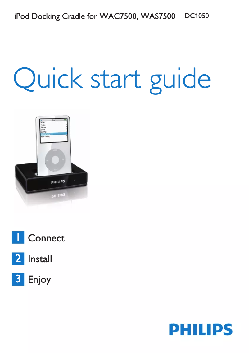 Page n°1 - Manuel utilisateur Philips Streamium DC1050