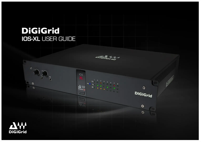 Page 1 de la notice Manuel utilisateur DiGiGrid IOS-XL