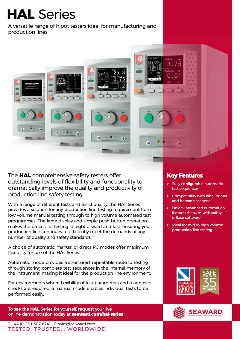 Page 1 de la notice Fiche technique Clare H102