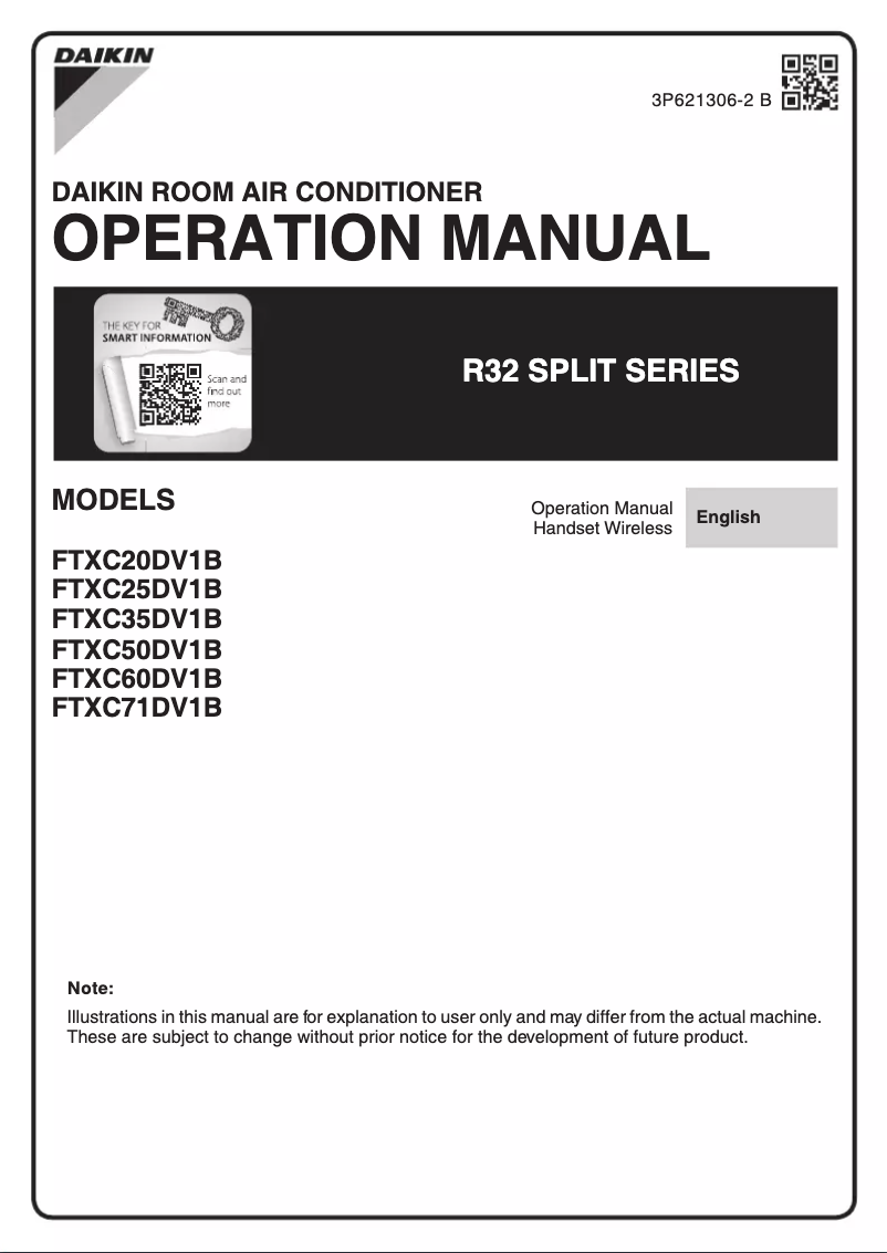 Página 1 del manual Manual de usuario Daikin FTXC35DV1B