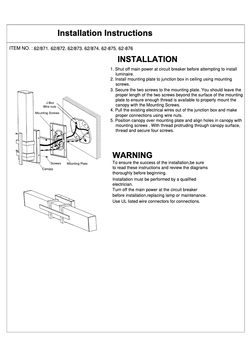 Página 1 del manual Manual de usuario NUVO 62/871