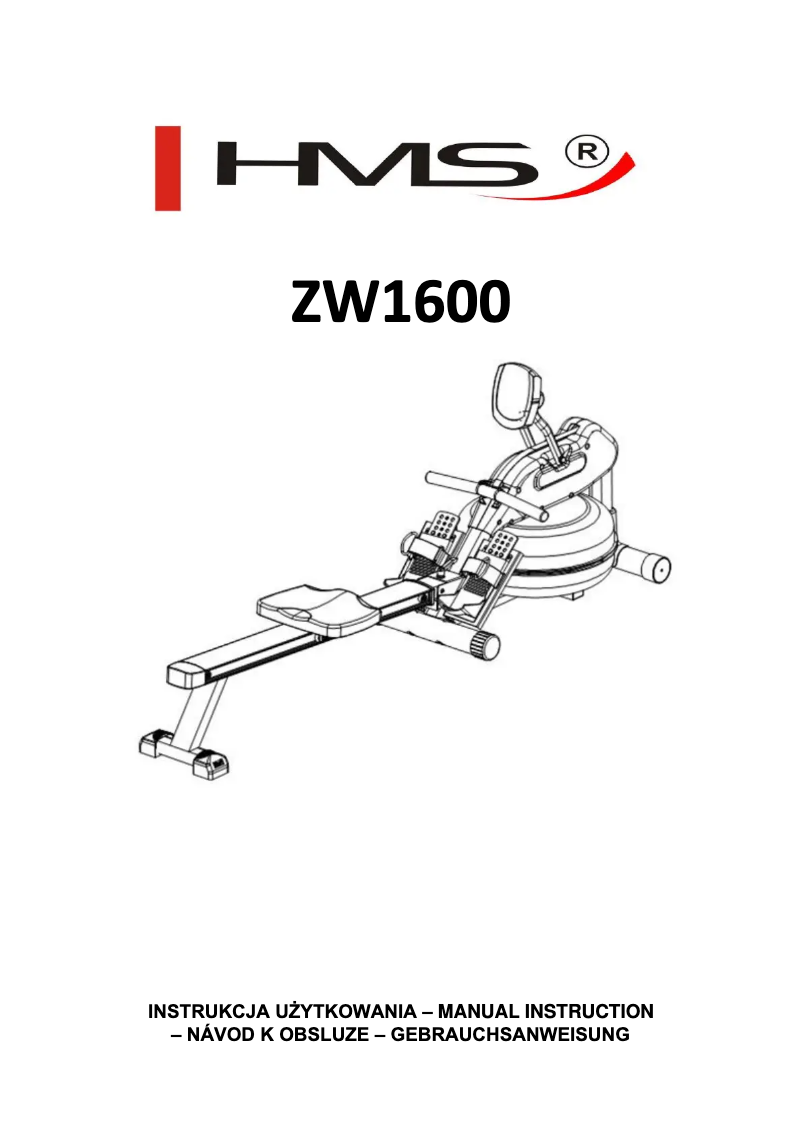 Page 1 of the manual User Manual HMS Premium ZW1600