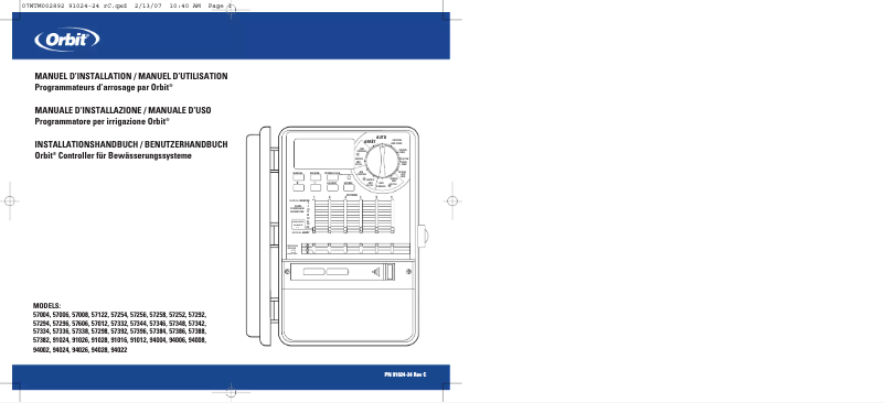 Page n°1 - Manuel utilisateur Orbit WaterMaster 57384