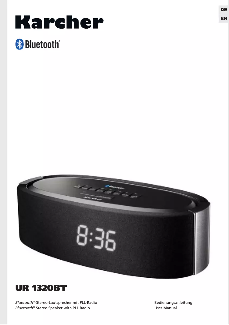 Image de la première page du manuel de l'appareil UR 1320BT