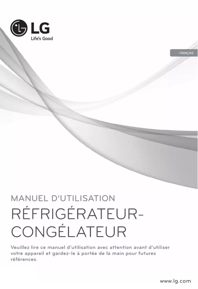 Page 1 de la notice Manuel utilisateur LG GBB329DSDZ