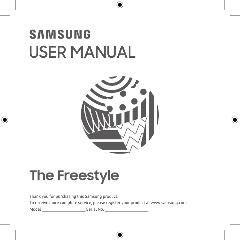Page n°1 - Manuel utilisateur Samsung The Freestyle LSP3B