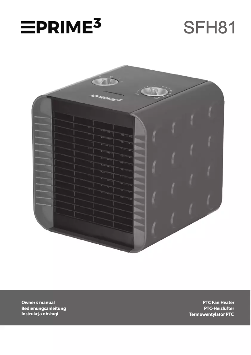 Página 1 del manual Manual de usuario PRIME3 SFH81
