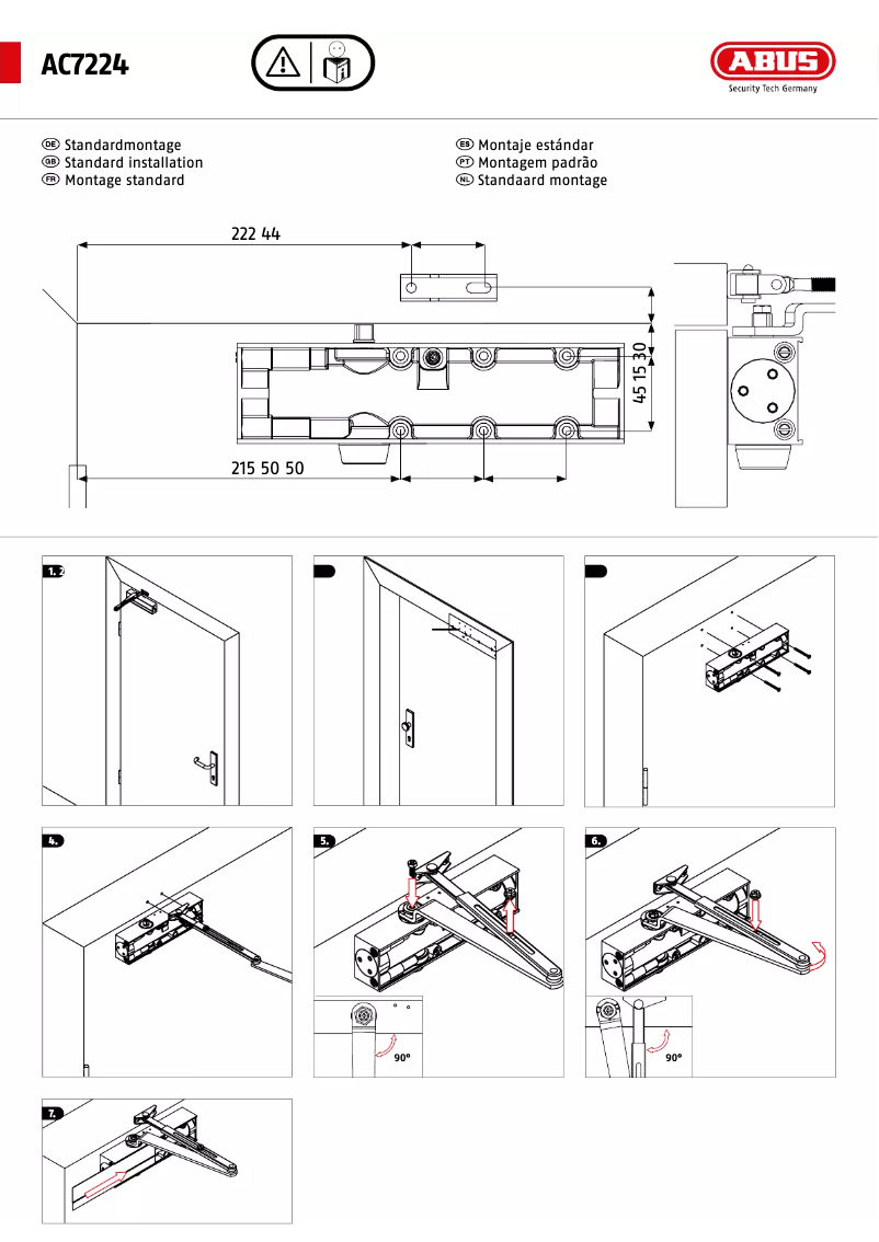 Page n°1 - Mode d'emploi Abus AC7224