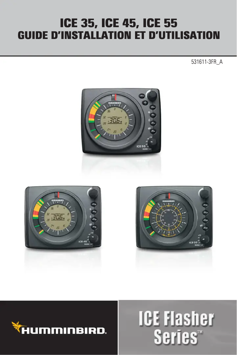 Imagen de la primera página del manual del dispositivo ICE 35 Flasher