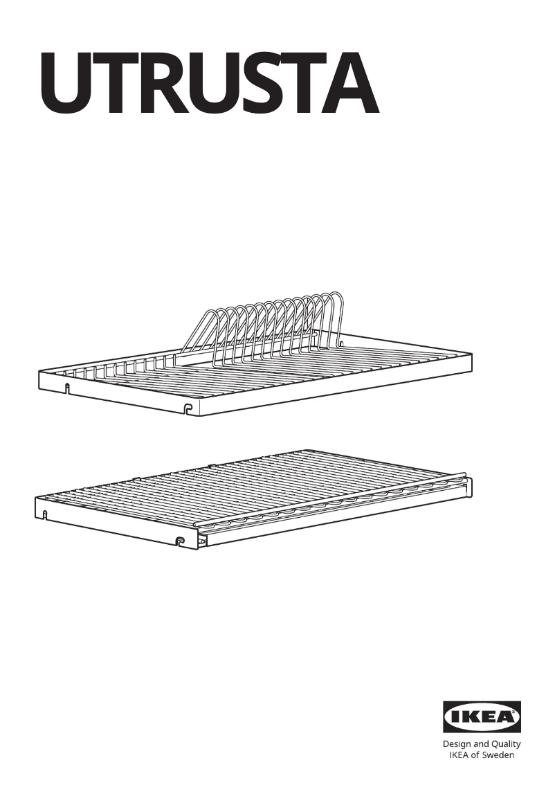 Image de la première page du manuel de l'appareil UTRUSTA 202.046.14