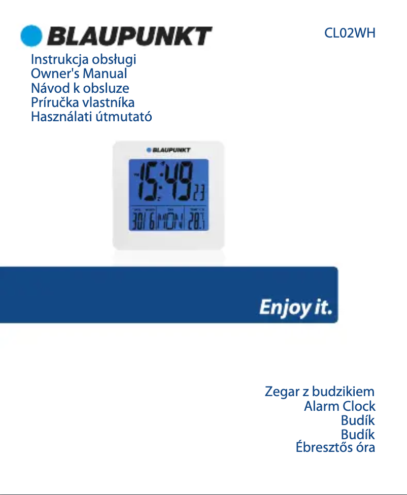 Página 1 del manual Manual de usuario Blaupunkt CL02WH