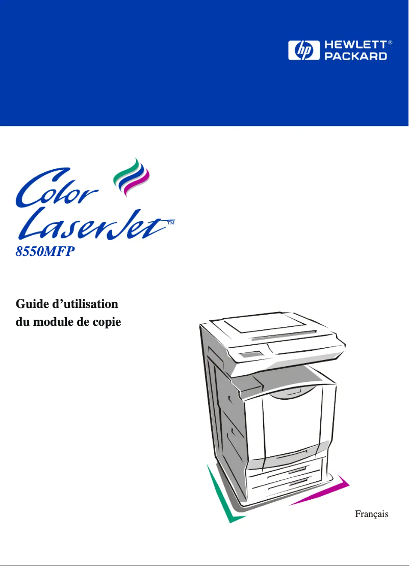 Page 1 de la notice Manuel utilisateur HP LaserJet 8550