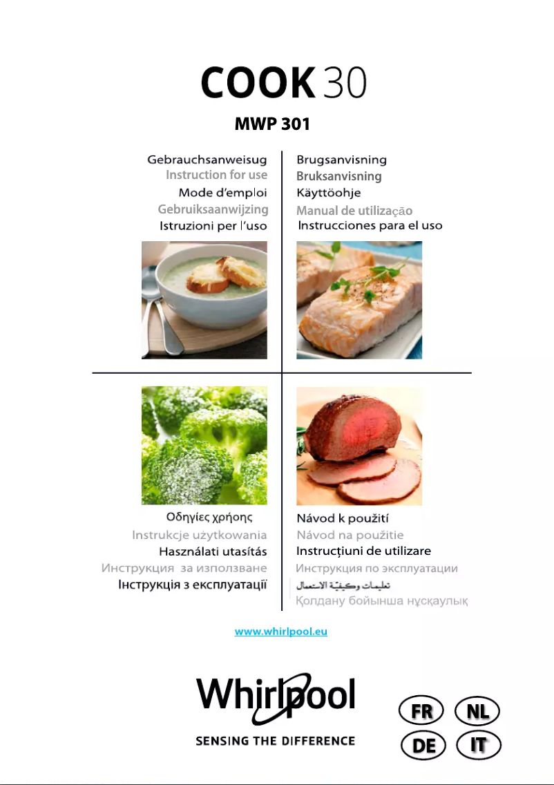 Image de la première page du manuel de l'appareil Cook30 MWP 301