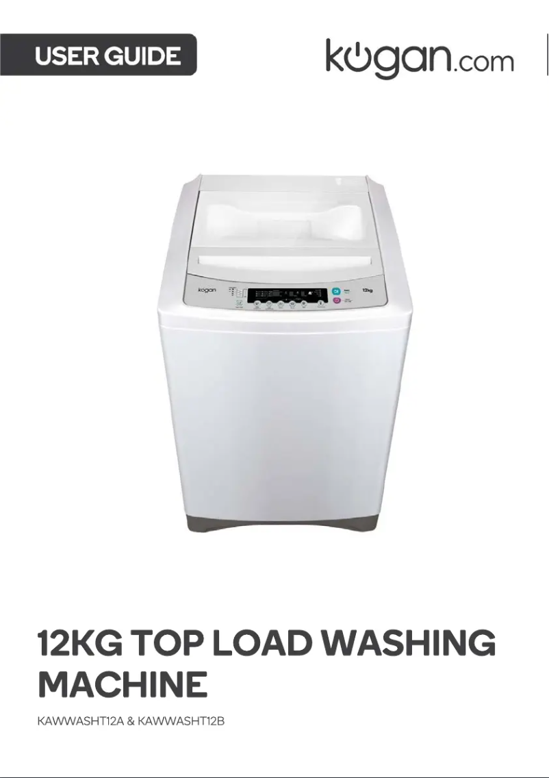 Page 1 de la notice Manuel utilisateur Kogan KAWWASHT12B