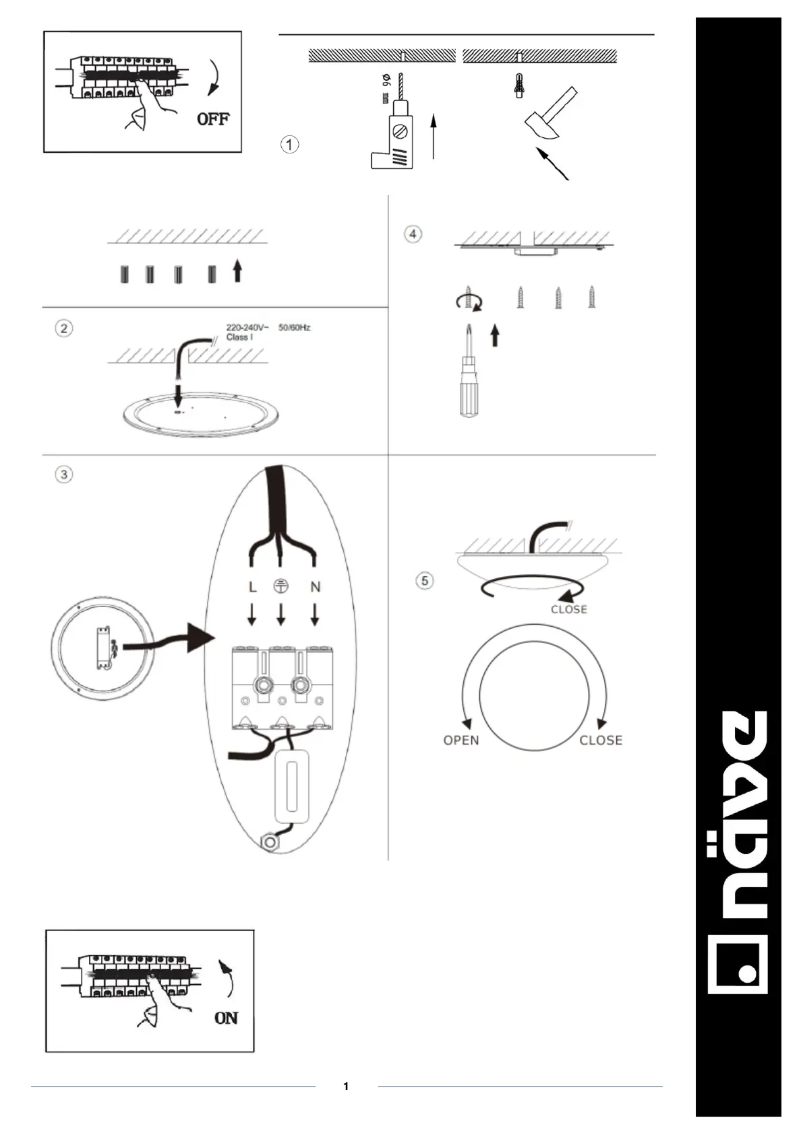 Page n°1 - Manuel utilisateur Näve Sydney