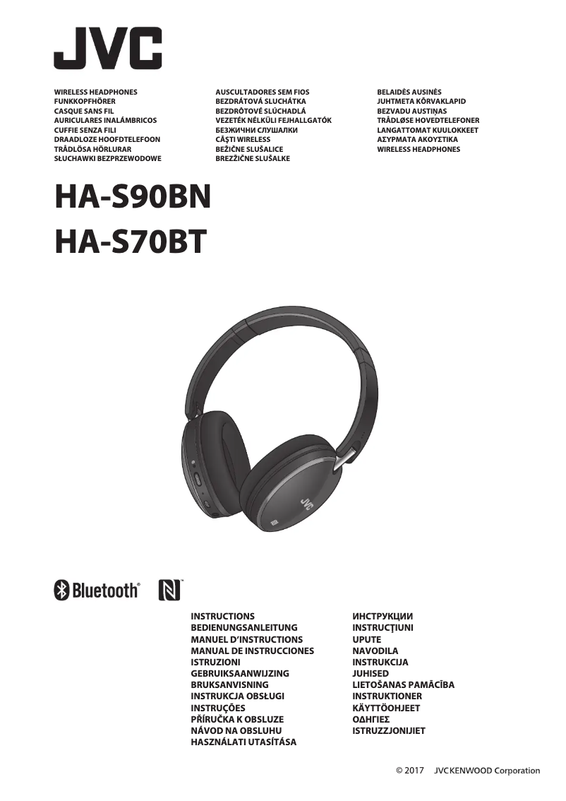 Image de la première page du manuel de l'appareil HA-S90BN