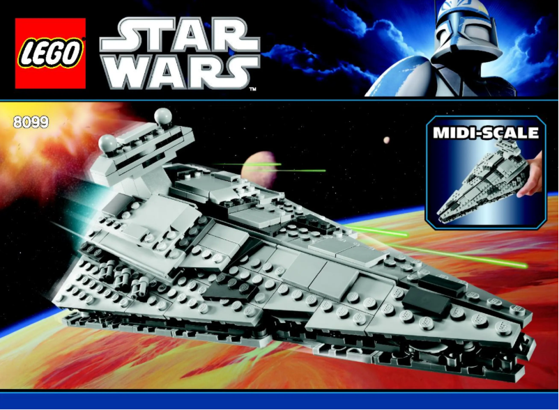 Page n°1 - Manuel utilisateur Lego Midi-scale Imperial Star Destroyer (TM)