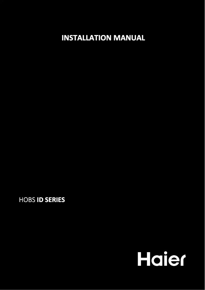 Page n°1 - Manuel utilisateur Haier HAIF64DCS