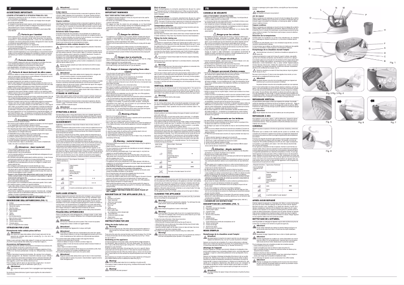 Imagen de la primera página del manual del dispositivo Stiromatic 2200