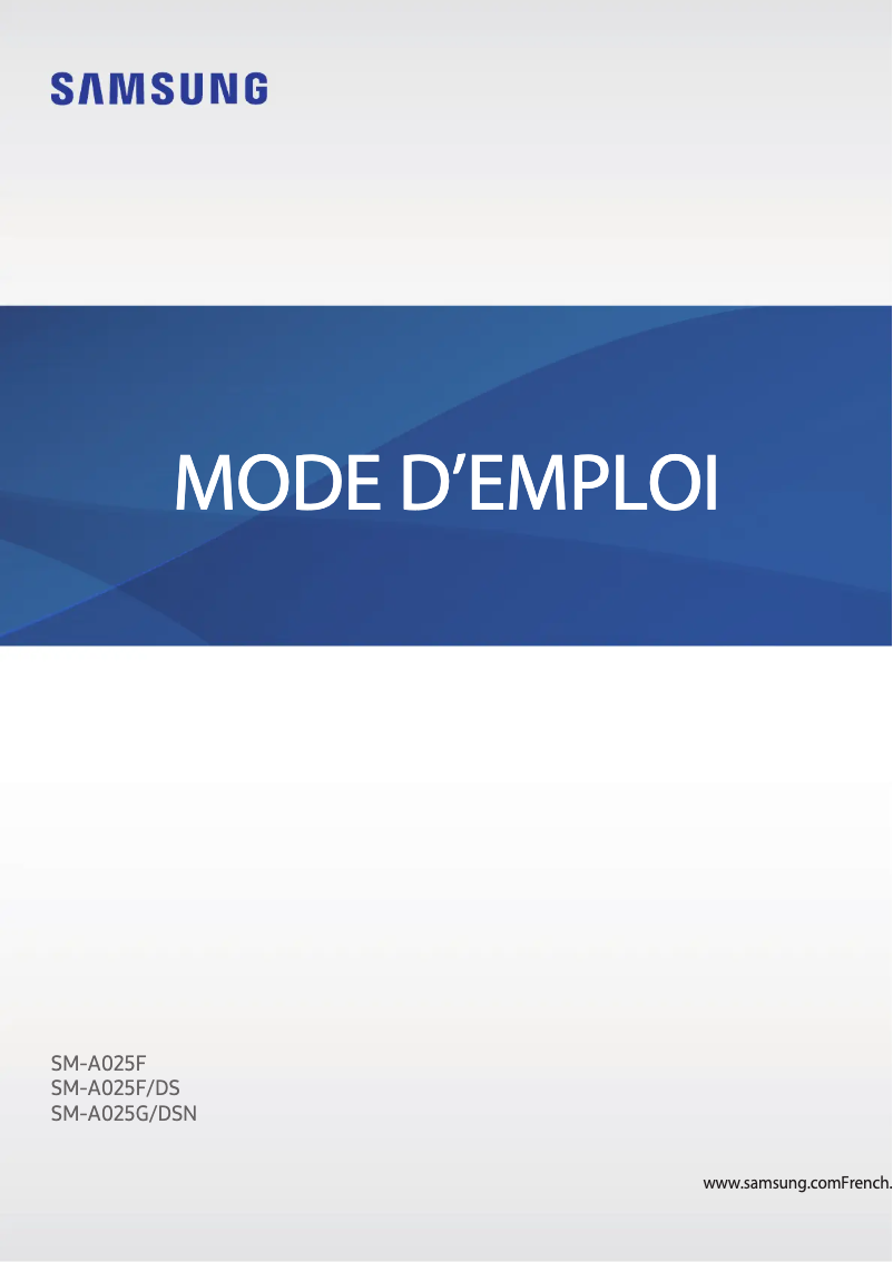 Page n°1 - Manuel utilisateur Samsung Galaxy A02s