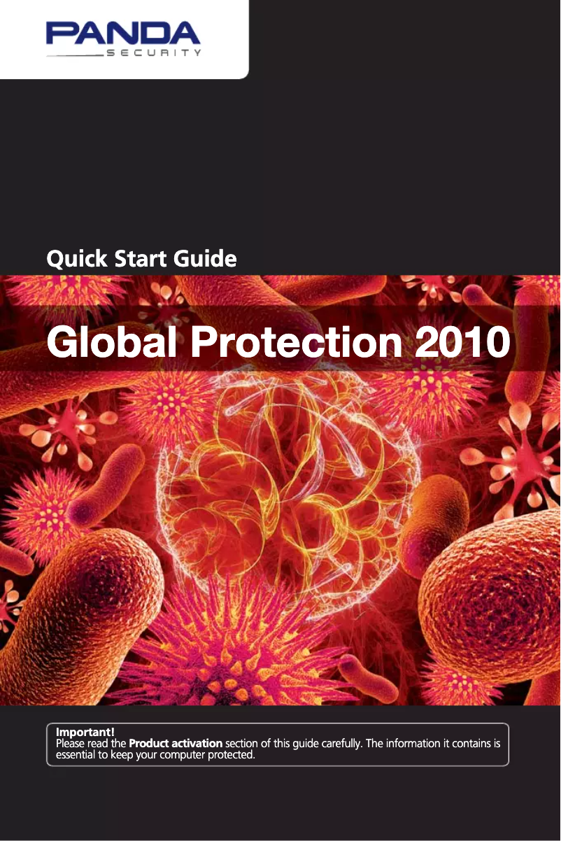 Page n°1 - Manuel utilisateur Formjet Innovations Panda Global Protection 2010