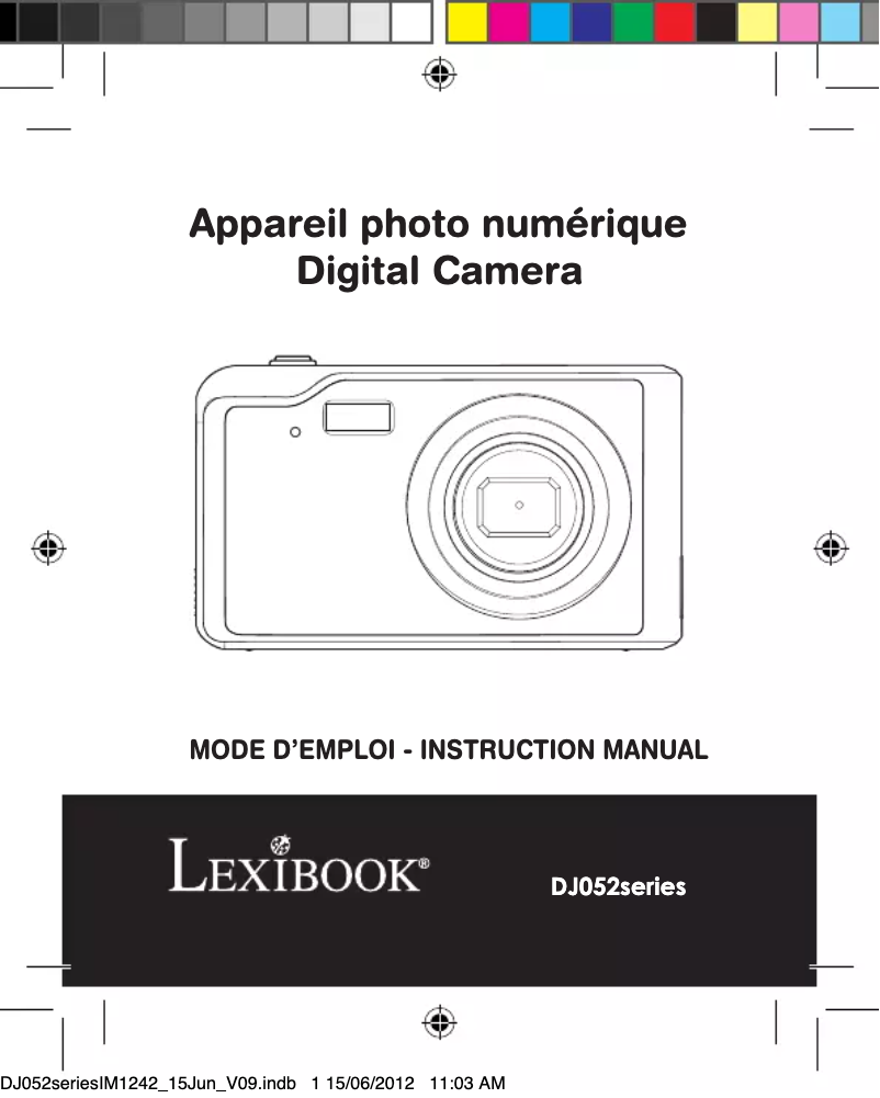 Image de la première page du manuel de l'appareil DJ052MH