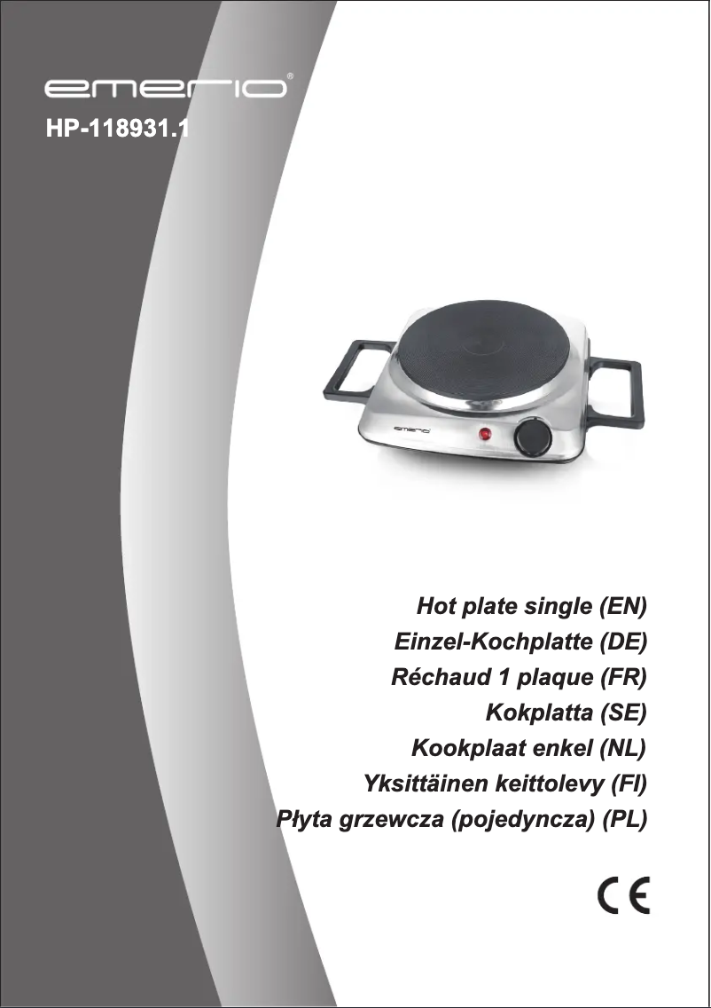 Image de la première page du manuel de l'appareil HP-118931.1