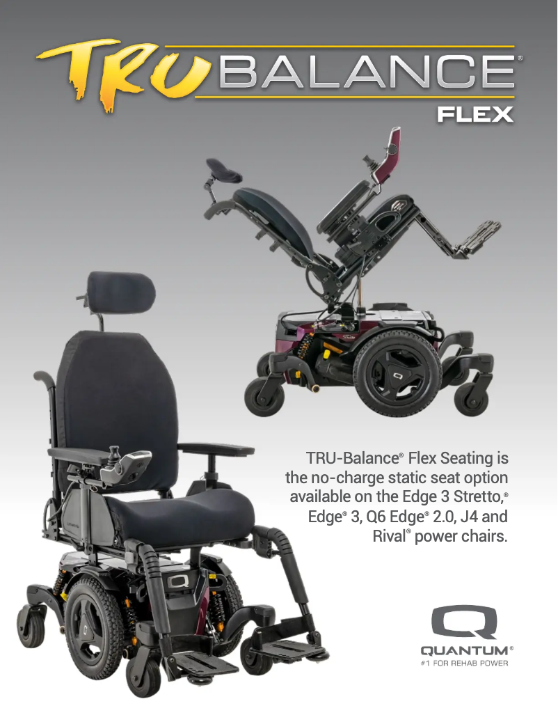 Page 1 de la notice Brochure Quantum TRU-Balance Flex