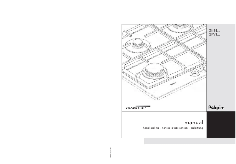 Page 1 de la notice Manuel utilisateur Pelgrim GKV135W