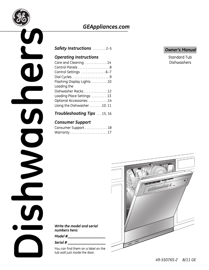 Page n°1 - Manuel d'utilisation et d'entretien Hotpoint HDA3600DBB