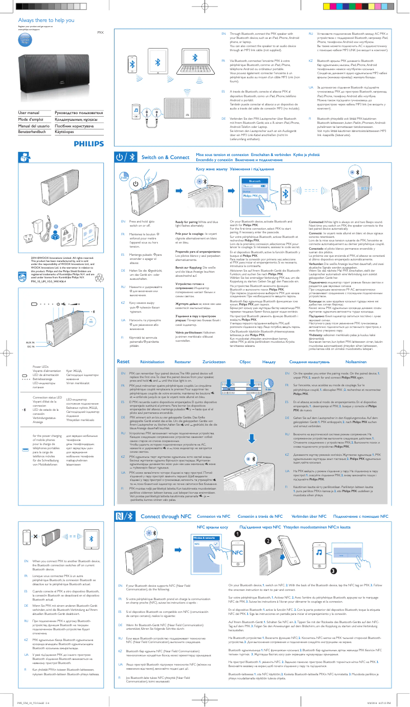 Image de la première page du manuel de l'appareil P9XBLK Fidelio