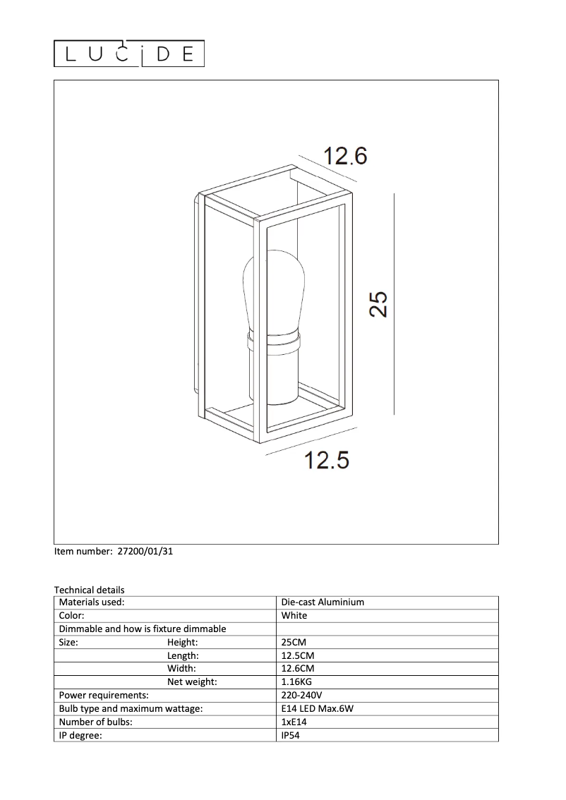 Image de la première page du manuel de l'appareil Carlyn 27200/01/31