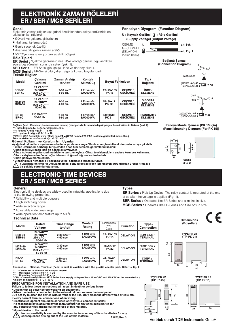 Image de la première page du manuel de l'appareil MCB-60