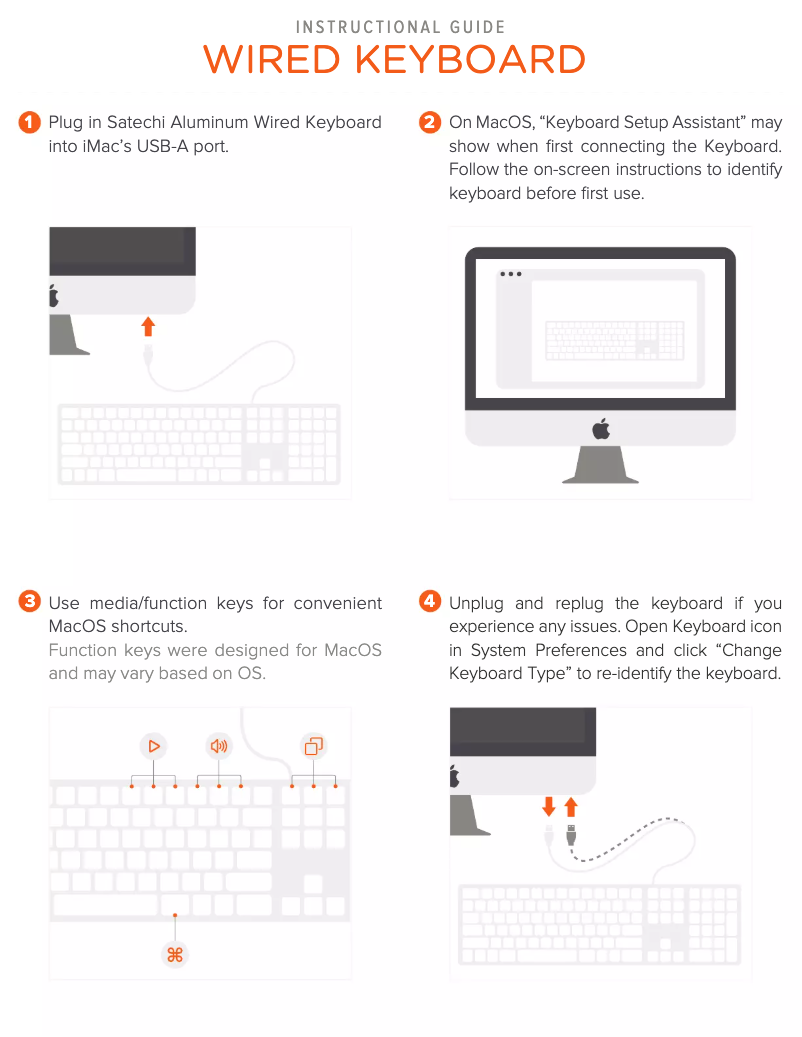 Page 1 de la notice Manuel utilisateur Satechi ST-AMWKM