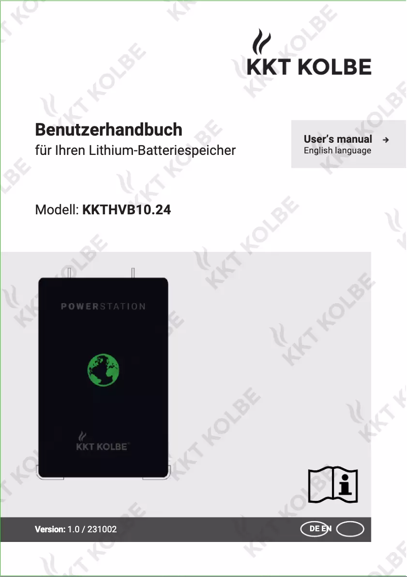 Image de la première page du manuel de l'appareil KKTHVB10.24