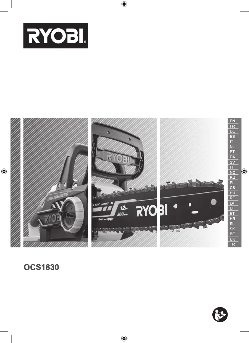 Página 1 del manual Manual de usuario RYOBI RY18GSA