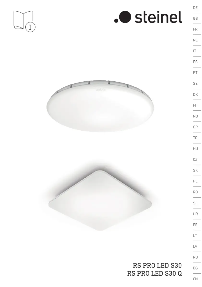 Image de la première page du manuel de l'appareil RS PRO S30 SC