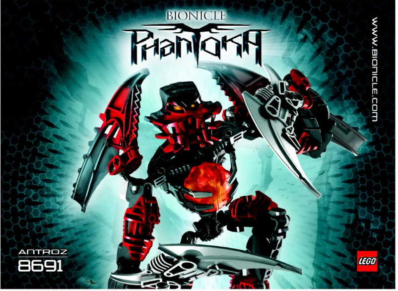 Page 1 de la notice Manuel utilisateur Lego Bionicle 8691