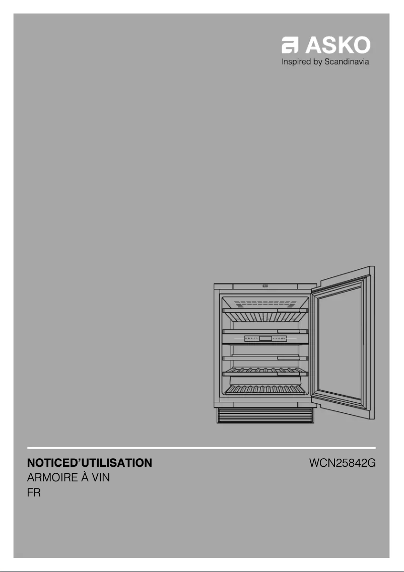 Image de la première page du manuel de l'appareil WCN25842G