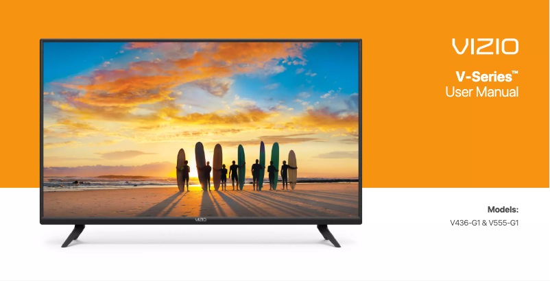 Page 1 de la notice Manuel utilisateur VIZIO V436-G1
