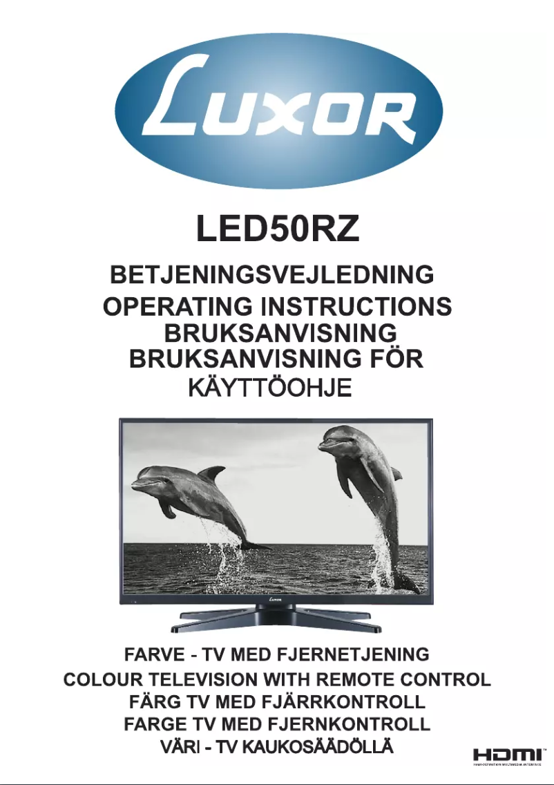 Page n°1 - Manuel utilisateur Luxor LED50RZ