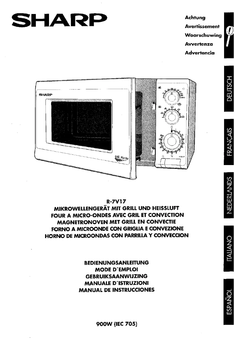 Page n°1 - Manuel utilisateur Sharp R7V17