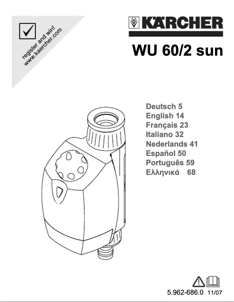 Image de la première page du manuel de l'appareil WU 60/2