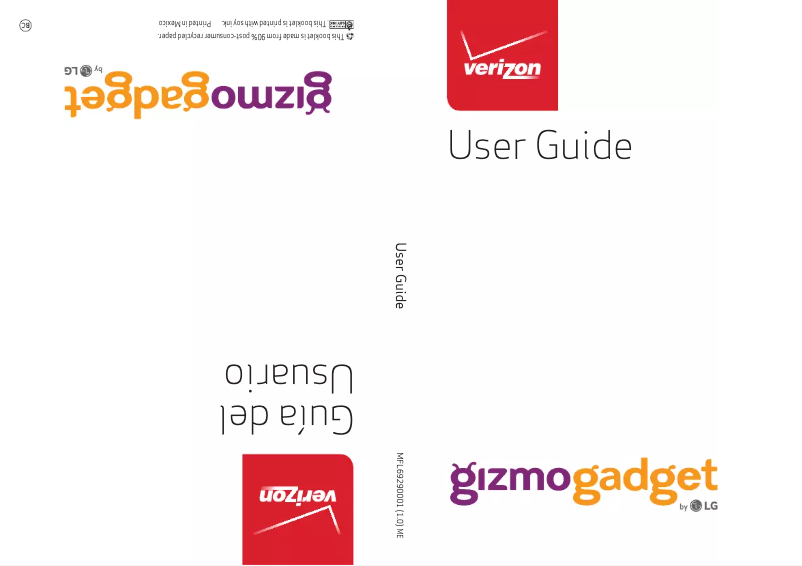 Página 1 del manual Manual de usuario LG GizmoGadget